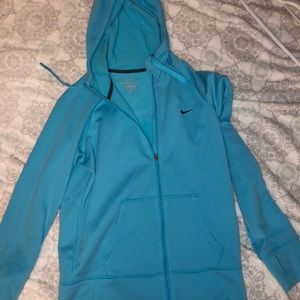 Nike zip up jacket with hood